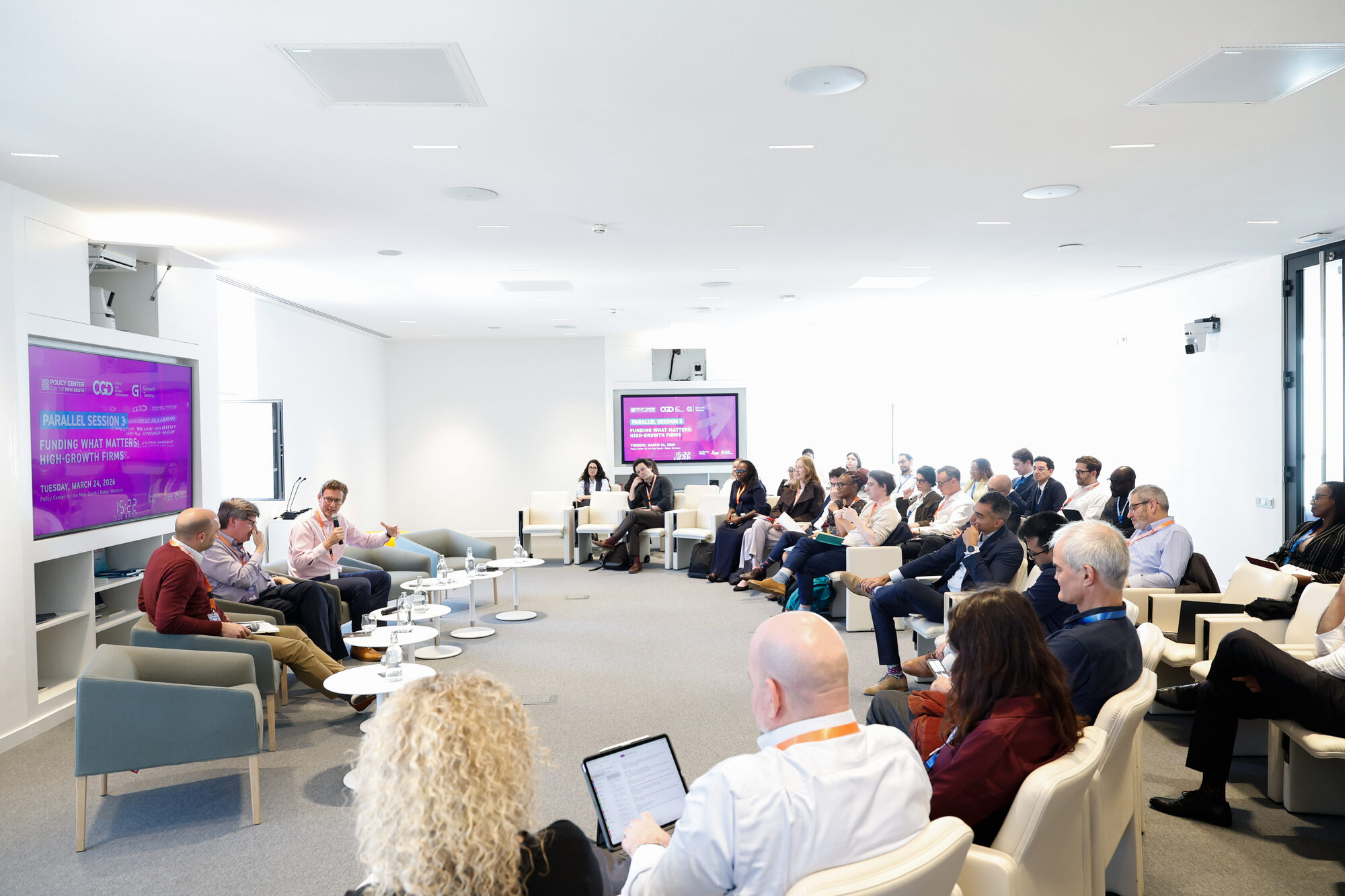 The audience during a plenary session